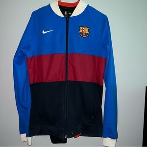 FC Barcelona Zip Up Jacket Slightly used(means I worn it twice ever).